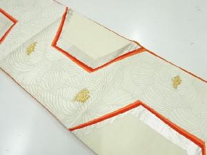 アンティーク　牡丹模様織出し袋帯（材料）